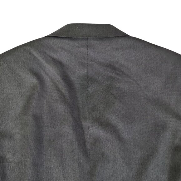 Calvin Klein Blazer Mens 38 Regular Single Breasted Lined Green/Gray Color Wool - Picture 6 of 11
